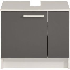 Parisot AUC3170720597450 Mueble de Lavabo VERSA 2 Puertas Gris Sombra y Blanco L 59 x P 38 x 55 cm Precio: 58.98999986. SKU: B182D2RG42