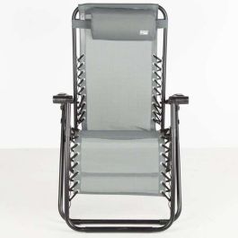 Color Baby Tumbona Textileno 52x68x102 cm Gris Oscuro