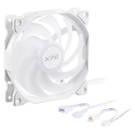 XPG VENTO 120 ARGB PWM Ventilador 120mm Blanco Iluminación LED PWM Conector 4 Pines