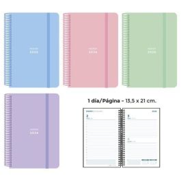 Agenda Anual (2026) Senfort Pastel Espiral Tapa Pp Con Goma 135X210 D/P Surtido De 4 Precio: 47.49999958. SKU: B1FMPXSGNG
