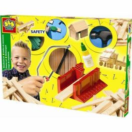 SES Creative Taller de carpintería grande para niños a partir de 5 años - Construye juguetes de madera con sierra y martillo, 29 piezas seguras SES Creative Taller de carpintería grande para niños a partir de 5 años - Construye juguetes de madera con sierra y martillo, 29 piezas seguras Precio: 42.58999987. SKU: S7145117