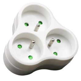 I-Watts Triplite Base Triple de Enchufes 3x16A con Toma de Tierra, Máx. 3500W, Protección Infantil y Certificación NF I-Watts Triplite Base Triple de Enchufes 3x16A con Toma de Tierra, Máx. 3500W, Protección Infantil y Certificación NF