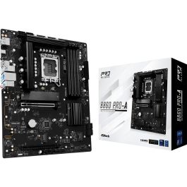 Placa Base ASRock B860 Pro-A Intel B860 LGA 1851 Precio: 176.50000049. SKU: B1EZAP5XWY