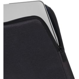 Rivacase 7704 Funda Suzuka para Portátil 13.3"-14" (35.6 cm) de Poliéster Resistente al Agua Negro