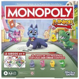 Hasbro Monopoly Junior 2 en 1 Juego de Mesa con Tablero de 2 Caras y 2 Niveles de Juego para Niños Precio: 21.9978. SKU: B1ETM5MYKY