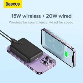 Powerbank Baseus P10059001113-00 Negro 10000 mAh Powerbank Baseus P10059001113-00 Negro 10000 mAh