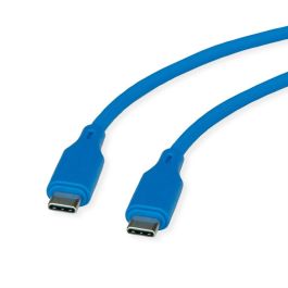 ROLINE 11.02.9123 Cable USB 2.0 Tipo C a C, Silicona, 60W, Azul, 1m Precio: 15.8389. SKU: B12ELCTYXR