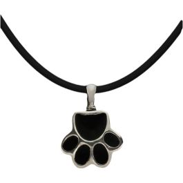 Colgante Mujer Pet Zen 15 X 17 MM Negro Plateado