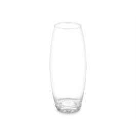 Giftdecor Jarrón de Cristal Abombado 37 cm, Transparente, 16x16 cm (4 Unidades) Giftdecor Jarrón de Cristal Abombado 37 cm, Transparente, 16x16 cm (4 Unidades)