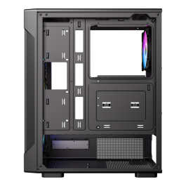 Antec VX-310 ARGB Midi Tower Negro Caja de PC con 3x 120mm Frontales y 1x 120mm Trasero