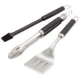 Weber 6764 Juego de Utensilios para Barbacoa de Acero Inoxidable: Espátula, Pinzas y Tenedor Precio: 96.49999986. SKU: B18FGGYDLH