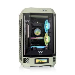 Thermaltake The Tower 250 Mini Tower para PC con Pantalla LCD de 3.9 pulgadas, Ventiladores 120mm Preinstalados - Matcha Green Precio: 144.89999986. SKU: B18VMG8RPR