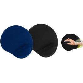 INCA IMPS-008M Alfombrilla de Ratón Gaming Silicona con Soporte de Muñeca, Base Antideslizante, 3mm, Azul
