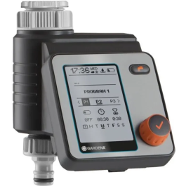Gardena Programador Maestro para Válvulas - Tomas 20/27 y 26/34 - Hasta 6 Configuraciones, Ajuste Estacional, Módulo Extraíble Precio: 99.6900003. SKU: B182S8W5FN