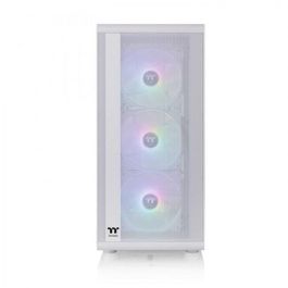 Thermaltake S200 TG ARGB Caja PC Midi Tower Blanca con Panel Lateral Cristal Templado e Iluminación ARGB, Soporte Ventiladores 120/140mm