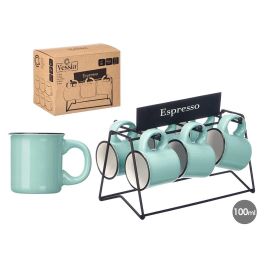 Set 6 Tazas Cafe Menta Soporte 100Ml Vessia 23X17CM (6 Unidades) Precio: 68.4999997. SKU: B17867J2Z5