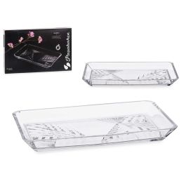 Pasabahce Bandeja Madlen Crystalline 27.5x16.5 cm - Vidrio Transparente (6 Unidades) Precio: 26.8899994. SKU: B17ZGM3Y63