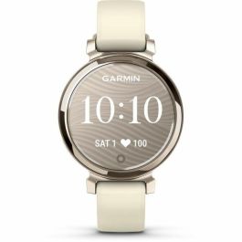 Garmin GAR0753759324711 Reloj Conectado Lily 2 - Caja Oro Crema, Correa Blanco Coco, 25,4 x 21,3 mm