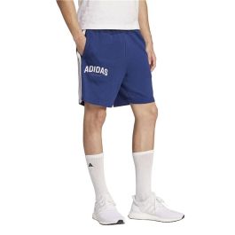 Pantalones Cortos de Hombre Adidas 3Bandas Azul XL