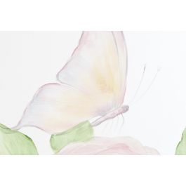 DKD Home Decor Biombo Shabby con Rosas, Biombo Separador Madera y Nylon, Colores Rosa Verde Blanco, 180 cm Alto x 150 cm Ancho DKD Home Decor Biombo Shabby con Rosas, Biombo Separador Madera y Nylon, Colores Rosa Verde Blanco, 180 cm Alto x 150 cm Ancho