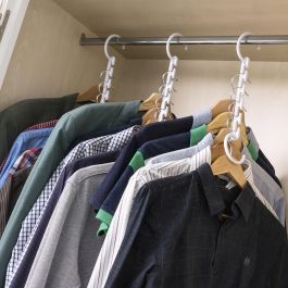 Organizador de Perchas para 40 Prendas Plusrobe InnovaGoods 24 Piezas Organizador de Perchas para 40 Prendas Plusrobe InnovaGoods 24 Piezas