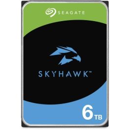 Seagate ST6000VX009 SkyHawk Surveillance HDD 6TB 5900RPM 256MB Cache 3.5" Serial ATA III para Videovigilancia 24/7