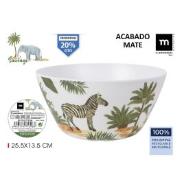 La Mediterranea Ensaladera Mel. Sauvage 25.5 x 13.5 cm (8 Unidades)