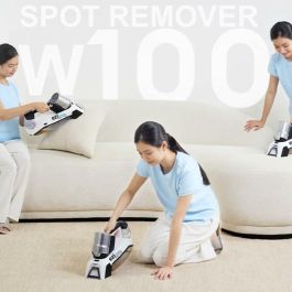 Eziclean EZI3760372559205 Lavadora inalámbrica Spot Remover W100 15000 Pa 60W 20 min 0,5 L Blanco/Gris