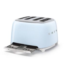 Smeg TSF03PBEU Tostadora 4X4 Estilo Años 50 Azul Pastel