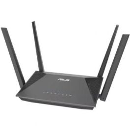 ASUS RT-AX52 AX1800 Router Inalámbrico WiFi 6 Doble Banda AiMesh con 4 Puertos Gigabit LAN y Seguridad WPA3 Negro