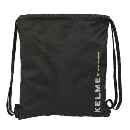 Bolsa Mochila con Cuerdas Kelme Iron Negro 35 x 40 x 1 cm