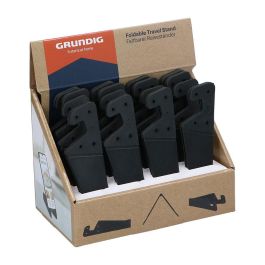 Grundig Soporte para Smartphone y Tablet de Viaje 2 Posiciones Horizontal Vertical Negro 0,8 x 11,3 x 3,2 cm