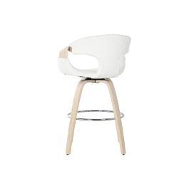 Taburete Scandi DKD Home Decor Blanco 52.5 x 92.5 x 55.5 cm