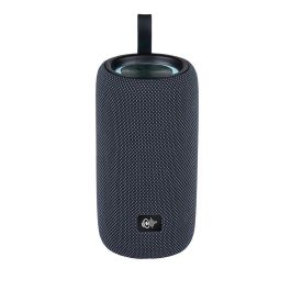 Basics Altavoz Bluetooth RGB 16W, Batería 1200 mAh, USB-C, Asa de Transporte Silicona, 6 LEDs, Ø8 x 16.8 cm