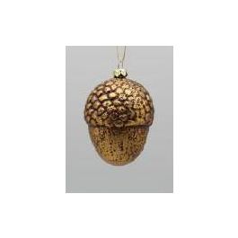 DKD Home Decor Decoración Colgante de Navidad Tipo Bellota Tradicional Dorado PVC - Pack 12 Unidades - 6x7.8x6 cm Precio: 22.40436. SKU: B1KL5A6G89