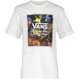 Camiseta de Manga Corta Infantil Vans Blanco 6 Años