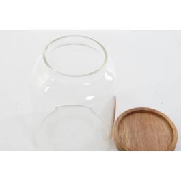 DKD Home Decor Bote Basicos Transparente Marron 11.5 x 16 x 11.5 cm (12 Unidades)