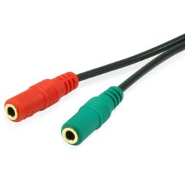 Equip Audiokabel 3.5mm 1x/2x St/Bu 0.15m Y-Kabel
