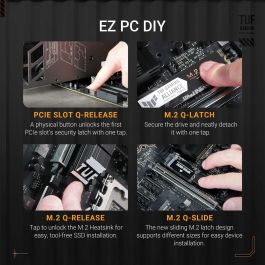 ASUS TUF GAMING Z890-PLUS WiFi Placa Base LGA1851 con Chipset Intel Z890, DDR5, ATX