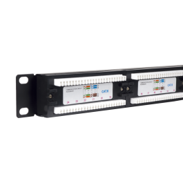 Phasak PU 2420 Panel de Transferencia 24 Puertos Cat. 6 Dual Block UTP 1U
