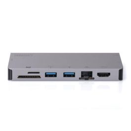 Digitus USB-C Multiport Travel Dock, 8 Port, gray 2x video, 2x USB-C, 2x USB3.0, RJ45,2x card reader Digitus USB-C Multiport Travel Dock, 8 Port, gray 2x video, 2x USB-C, 2x USB3.0, RJ45,2x card reader