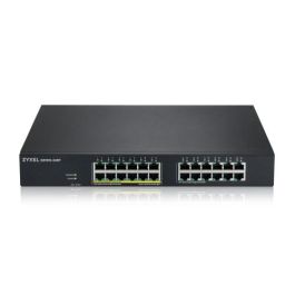 Zyzel Zyxel Gs1915-24Ep, 24-Port Gbe, 12 Port Poe, 130 Watt 802.3At, Rackmount y Desktop, sin Ventilador, Smart Hybrid Mode Switch, Standalone O Nebulaflex Cloud (GS1915-24EP-EU0101F)