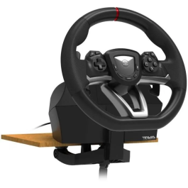 HORI Volante y Pedales Racing Wheel APEX P5 para PC PS4 PS5 - Diámetro 280mm, Rotación 270°, Tecnología TouchSense®, Pedales Ajustables