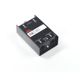 DBX Caja DI Pasiva de 2 Canales DJdi para Audio Profesional, Conversores No Balanceados a Balanceados, Atenuador Variable