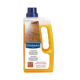 Starwax Abrillantador para Parquet 1L - Reaviva el Brillo, Atenúa Arañazos, Olor a Cera