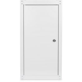Digitus PC Schrank para Computergehäuse con Puerta de Cristal, Incluye Ventilador y Ruedas, Color Gris RAL 7035