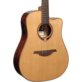 LAG Tramontane 118 A/E Guitarra Acústica Dreadnought Cutaway Tapa Cedro Rojo Macizo Natural Brillante Precio: 562.38864. SKU: B1E59GC9P2