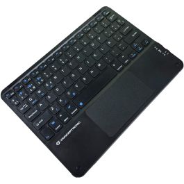 Conceptronic TOBIN01BES Teclado Inalámbrico Bluetooth 5.4 con Teclado QWERTY Español para Windows, Mac, iOS, Android - Negro