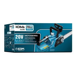 Koma Tools Pro Series 20v-ms Motosierra 20V Sin Batería ni Cargador, Espada 25cm, Tensado sin Herramientas, Freno