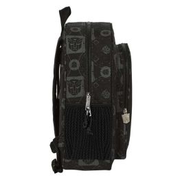 Mochila Escolar Transformers 32 x 38 x 12 cm Negro Mochila Escolar Transformers 32 x 38 x 12 cm Negro